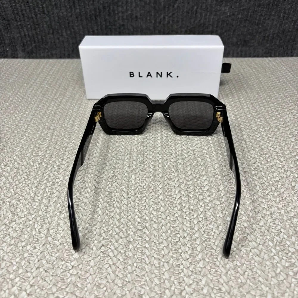 NEW Blank Sunglasses A.R.T. Midnight Black Hexagonal